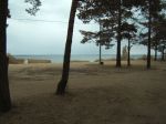В 50 метрах  -Ладожское озеро