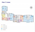 Планировка квартир на 11 этаже